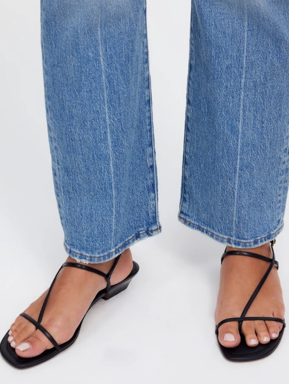 Madewell The Maycie Asymmetric T-Strap Sandal - Picture 4 of 7